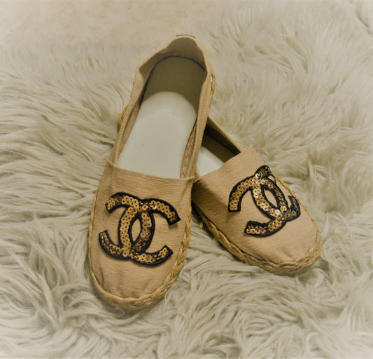 CoCo Cream & Gold - Espadrille