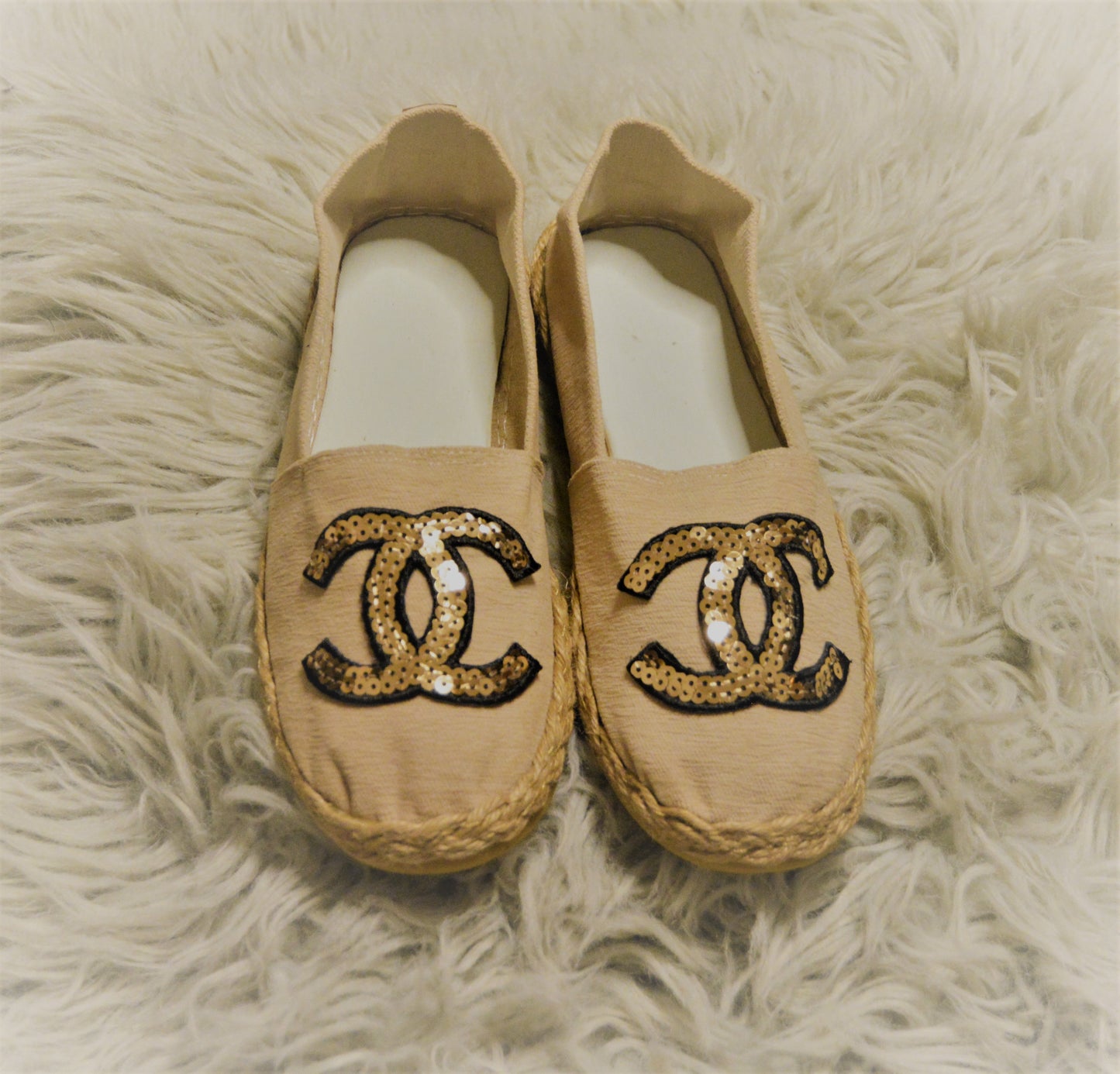 CoCo Cream & Gold - Espadrille