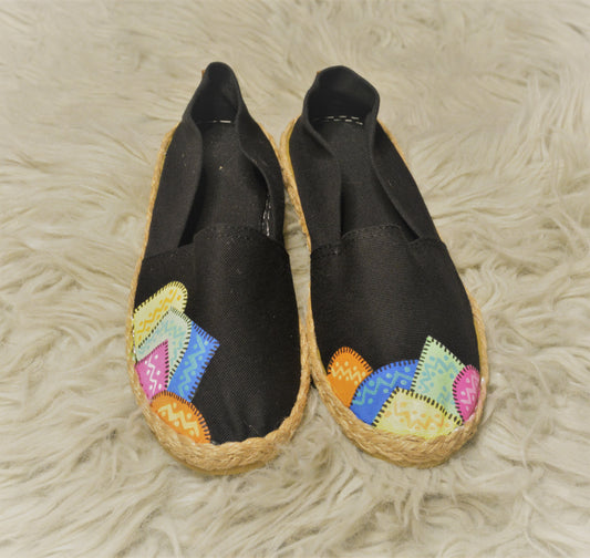 Summer Vibes Rainbow Patchwork - Espadrille