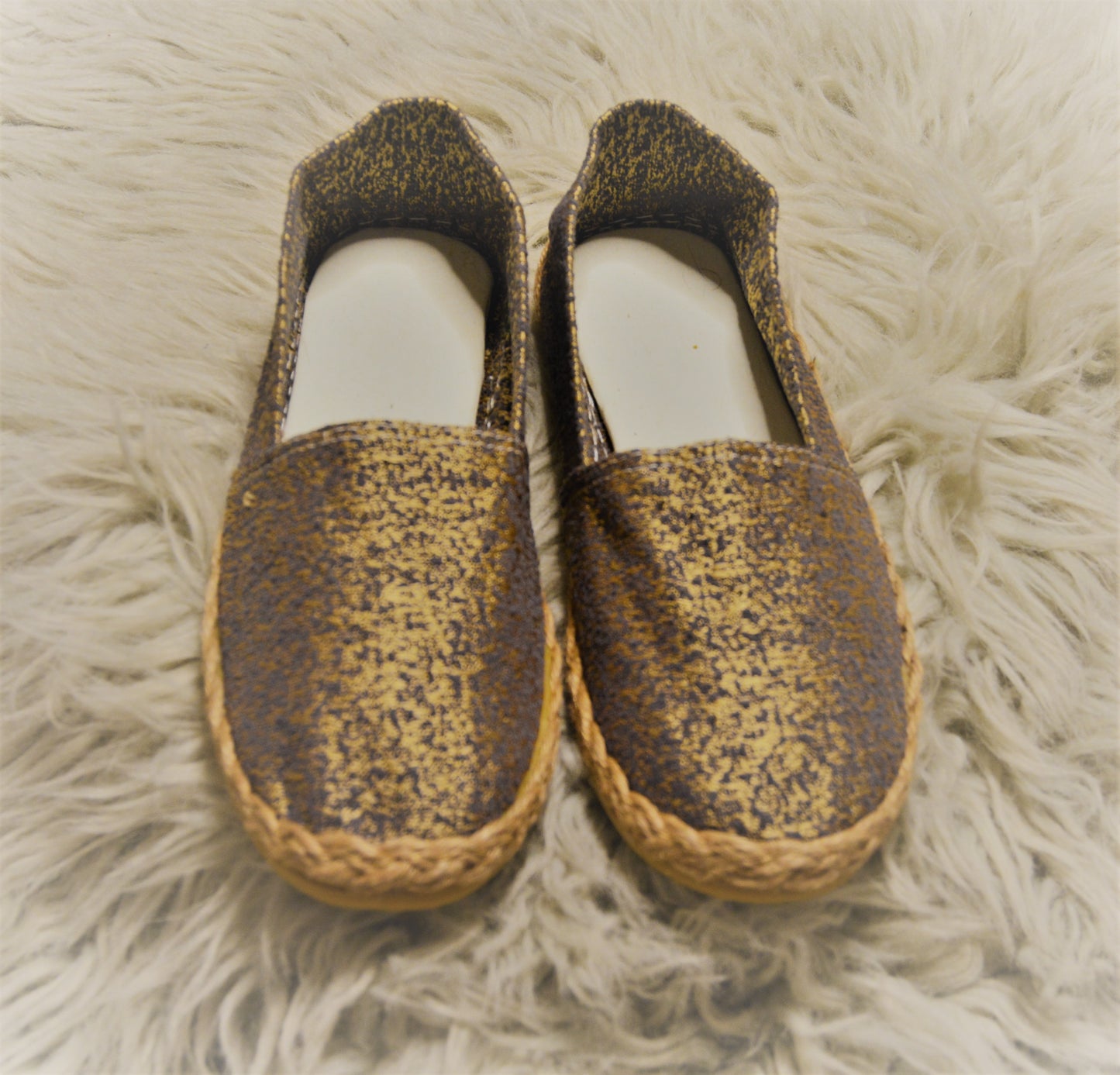 Gold Tassau Rustic Blues - Espadrille