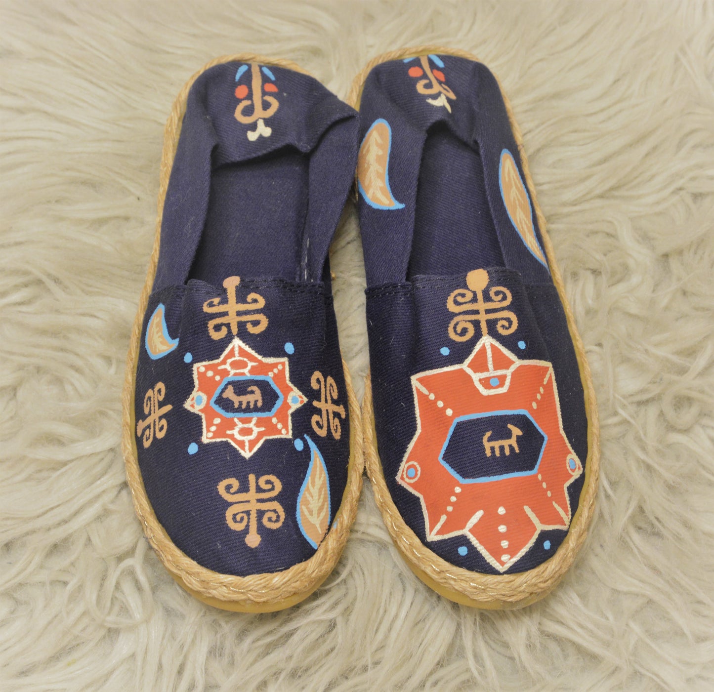 Hand Painted Sialk - Espadrille