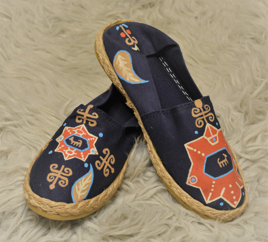 Hand Painted Sialk - Espadrille